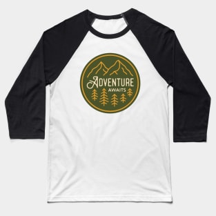Adventure Awaits Baseball T-Shirt
